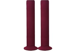 Treer Cubierta de Ventilador, Funda Protectora para Ventiladores Elástico Antipolvo 2 Pieza Fundas de Ventilador para Ventiladores de Torre, Interiores y Exteriores (90-105cm,Borgoña)