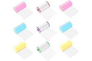 PHOENIXDN PhénixDN 9 Rolls Mini Rouleau de Papier Thermique, Papier D’Imprimante Thermique, Mini Papier D'impression, pour Imprimer Des Reçus, des Images, des Listes et des Mémos, Etc.