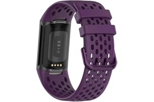 Vaporly UK Replacement Watch Strap for Fitbit Charge 5 or Charge 6 Band with Collapse Buckle Sports Mesh Breathable Silicone Wristband