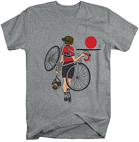 Endurance Conspiracy Men's (Star Wars Inspired) Cycle T Shirt Hot Cross Buns Grey Blend, Jersey Crew Neck - Large