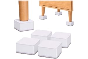 MINZHI 4 stycken möbelhöjare, 3 cm soffhöjare, självhäftande möbelhöjare, möbelhöjare i kolstål, soffhöjare, stolhöjare sängh