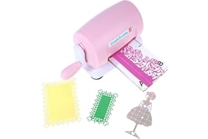 OTCRAFT Machine de découpe et d’embossage pour loisirs créatifs, machine de gaufrage manuelle, pour cartes en papier, scrapbooking, album photo, décoration, fournitures de scrapbooking