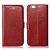 Produktbild iPhone 6 / iPhone 6s Hülle, CAXPRO® Handyhülle Premium Leder Brieftasche Flip Schutzhülle mit Standfunktion und Kartenfach für Apple iPhone 6 / iPhone 6s, Braun