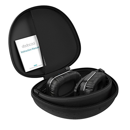 dodocool Cuffie ANC & Hi-Res Certified Headphone Bluetooth AptX Hi-Fi Stereo con Microfono Pieghevole Auricolari di Cancellazione Attiva del Rumore Compatibile con Smartphone Tablet Android e IOS Nero
