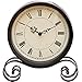 Produktbild MOMO Tischuhr American Retro Iron Station Uhr Creative Home Wohnzimmer Schreibtisch Schreibtisch Uhr Einrichtungsgegenstände