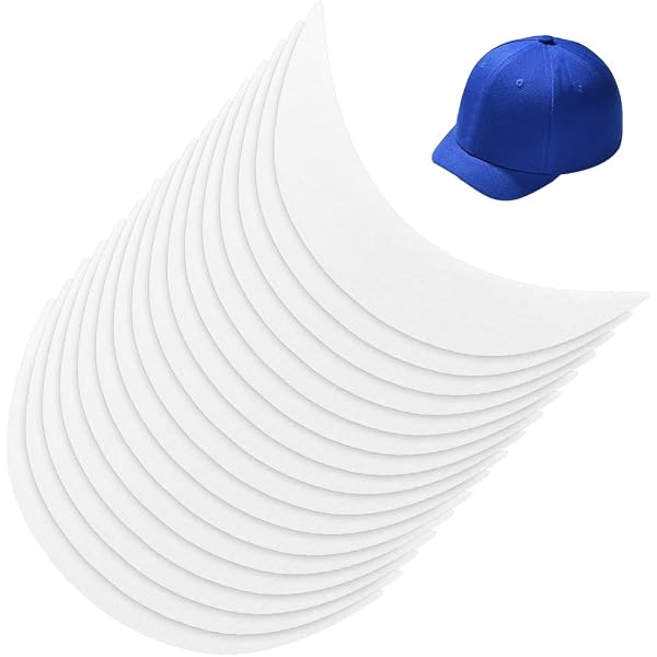 BENECREAT 20 Insert De Visière Casquette Baseball Blanc Cassé - Forme Plastique Pour Chapeaux Couture Artisanale