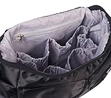 BTR Baby Wickeltasche mit Wickelunterlage, Flaschenhalter & 2 Buggy Clips – Zur Befestigung am Kinderwagen / Buggy. Schwarz - 6