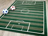 Kinderteppich Trendline Fussballplatz in 4 Größen