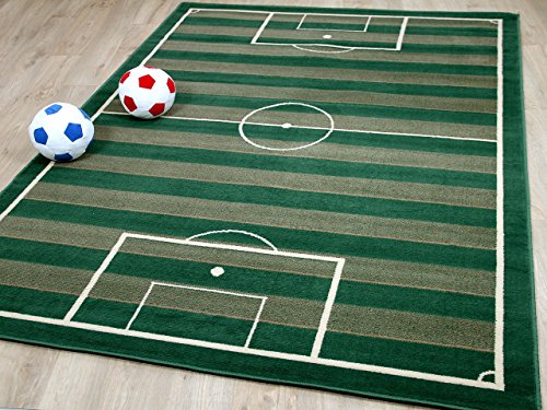 Kinderteppich Trendline Fussballplatz in 4 Größen