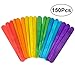 Produktbild ROSENICE Holzspatel Holz Stäbchen Basteln Sticks für DIY Fertigkeiten kreative Entwürfe 150pcs (bunt)
