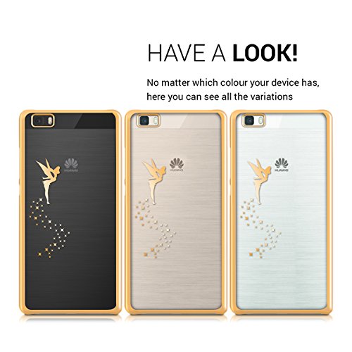 kwmobile Elegante y ligera funda Crystal Case Dise o Hada para Huawei P8 Lite 2015 en dorado transparente reviews kwmobile Elegante y ligera funda Crystal Case Dise o Hada para Huawei P8 Lite 2015 en dorado transparente