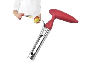 BINXIAOQIN 1 Stück Apfelentkerner Apfelausstecher,Apfelkerne Edelstahl,Apfelkernausstecher Kirschentkerner,Entkerner Apfel Westmark,Apfelstecher Kerngehäuse Ausstecher Apfel,18cm