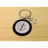 Schlüsselanhänger Kronkorken – Du bist mein Anker & Anker Anhänger Geschenk Valentinstag Weihnachten Hochzeit Handmade