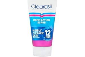 Clearasil Rapid Action Exfoliating Scrub, For Acne Prone Skin, Unclog Pores, Reduces Blackheads, Pimples & Excess Oil, Everyday Spots Prevention, 125 ml(Packaging May Vary)