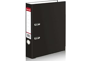 OFFICE CENTRE 1 x Black A4 Large 75mm Lever Arch Files Folders Stationery Metal Document Storage