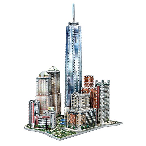 Wrebbit 3D Puzzle New York Collection World Trade District Puzzle