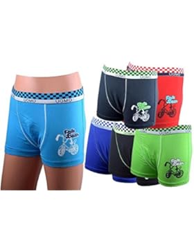 6 | 12 Stück Kinder Jungen Boxershorts Unterhosen Kids Unterwäsche Baumwolle Gr. 92 bis 178 - BestSale247