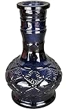 Shisha, Hookah, Orientalische Wasserpfeife mit 3 Schläuchen, inklusive Zange, Tonkopf Shisha Höhe- ca. 49cm Nargile Hookah mit Tonkopf und Zange. F008 - 