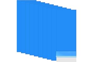 Cozlly Parches Piscina Bajo el Agua 10 Piezas, Parche Piscina Impermeables de PVC, Parche Reparacion Piscina, Piscina Parches Kit, Parches de ReparacióN para Piscinas,Camas de Agua,Bote Azul Cuadrado