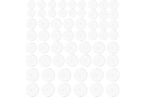 WeddHuis 60 Pezzi Anti Wildfleisch Dischetti Silicone Ferma Orecchini Piercing (Misure Miste)