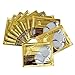 5/10 Crystal Collagen Gold Powder Face & Eye Masks for Anti-Wrinkle, Anti-Ageing, Oil Control, Moisturising, Pore Reduction, Lifting and Firming (Eye Mask _ 10 Pairs Crystal)