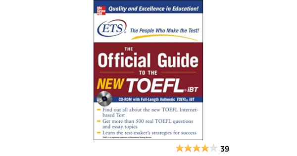 The Official Guide To The New Toefl Ibt W Cd Rom Amazon De Educational Testing Service Fremdsprachige Bucher