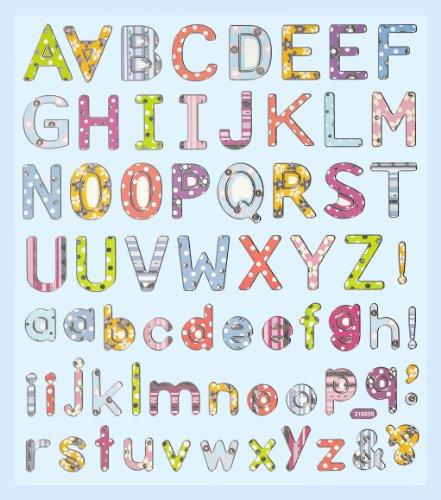 CREApop® HOBBY-Design Stickers Buchstaben