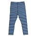 Wool Leggings Wide Stripe Blue 110