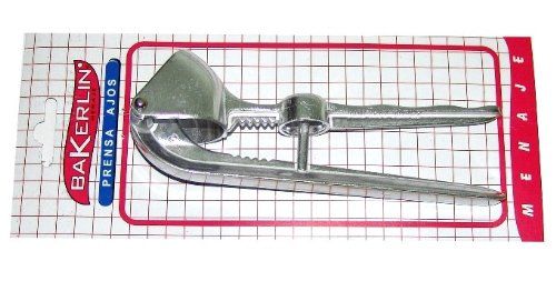 Bakerlin Knoblauchpresse, Metall, in Blisterverpackung