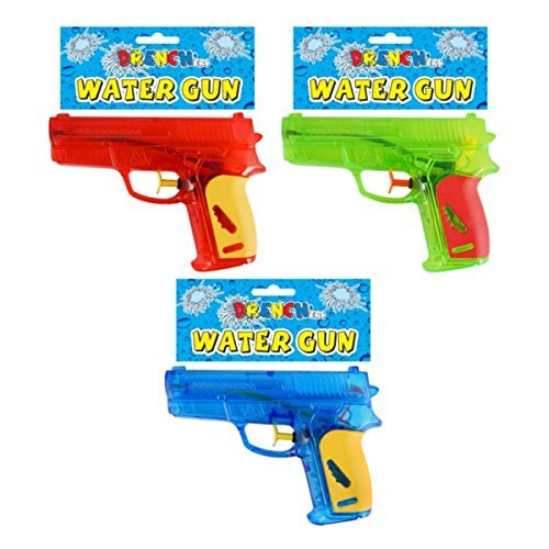 Water Pistol Gun 15cm Drenchers - Single Assorted Colours
