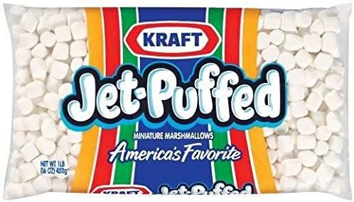 Kraft Jet-Puffed Mini Marshmallows 453g (16oz) (Pack of 3) - American Import