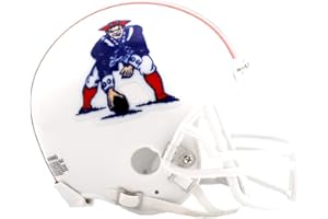NFL Riddell New England Patriots 1982-1989 Retro Mini Helmet - White by Riddell