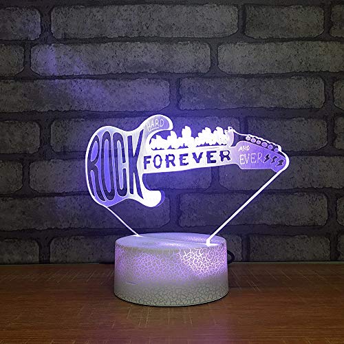 Preisvergleich Produktbild Dtcrzjxh Leuchte-Haushaltsgeräte-Haushaltsger... Fernsteuerungsnachtlampe Des Bett-3D Führte Sichtkopf-Usb-Sichtlicht 3D