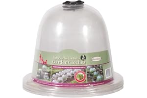 Haxnicks Bell050101 viktorianische Glocke, transparent, 3 Stück