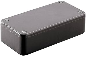 HAMMOND MANUFACTURING Hammond Electronics 1591CBK 1591CBK Euro-Gehäuse 121.44 x 66.94 x 37.25 ABS Schwarz 1 St.