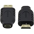 chenyang Type D Micro HDMI Socket Female to Type-C Mini HDMI 1.4 Male Convertor Adapter: Electronics