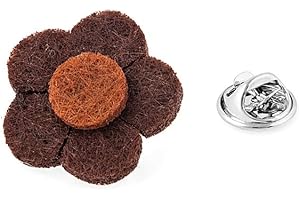 Brera 67 broches para ropa mujer y hombre Made in Italy, broche para vestidos de fiesta mujer elegantes, broches de bisuteria cierre clip, adorno vestido elegante