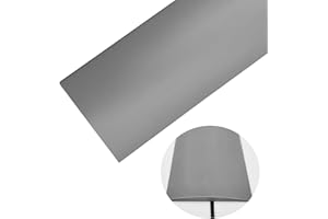 Durdiiy Seuil de Porte Adhesif Barre de Seuil de Porte de Sol en PVC Barre De Seuil Adhesive Profilé de Transition Bande de transition sol Seuil de porte à coller Bande de seuil (Gris clair)