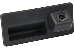 MISAYEAE HD 720p Telecamera per la Retromarcia Retrocamera per Audi A4 S5 Q3 Q5 VW Passat B6 B7 Tiguan Passat Touran Touareg Golf Plus, telecamera posteriore impermeabile visione notturna