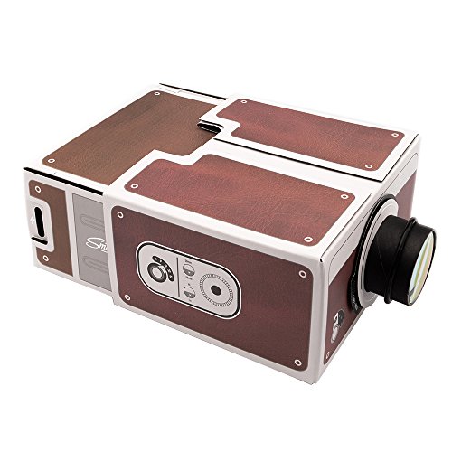 finoki finoki DIY intelligente Video proiettore Smartphone Projector Home Cinema del proiettore giocattolo