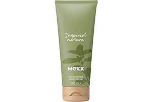 ‎MEXX Mexx Inspired Nature Shower Scrub, Aromatic Body Scrub with Mood Enhancing Properties 200ml