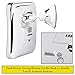 Sanheshun 7X Magnifying Lighted Travel Makeup Mirror, Touch Activated, Locking Suction Mount, Battery Operated, Square
