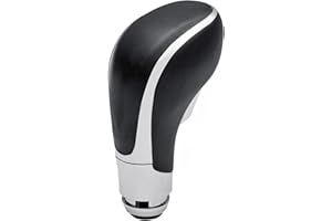 XUKEY Schaltknauf für Opel Mokka, Astra K, Insignia, Astra J, Zafira B, Meriva - Auto Automatik Knopf Schalthebel Ersatz Zubehör - Verbessert Leder