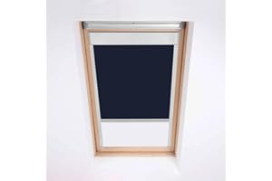 Classic Roof Blinds Velux - Estor opaco para ventanas de techo, código MK06 azul marino