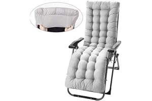 EATAN 1 Cushion for garden chaise longue chaise longue portable anti-slip cushion thick