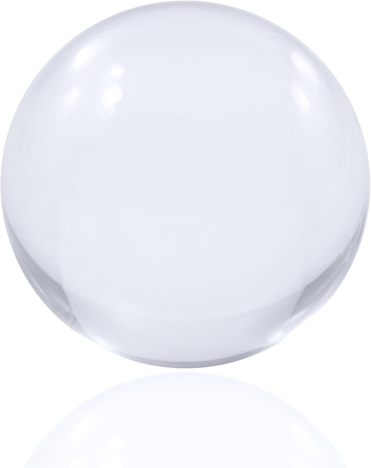 Juggle Dream Bola de Malabares de Contacto de Acrílico Transparente (90 mm) - Bolas de Rendimiento de Manipulación