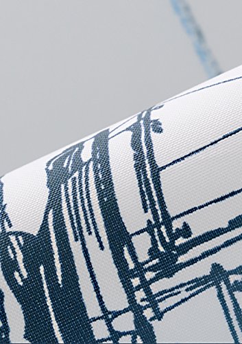 Fancy Duschvorhänge Duschvorhang Verdickung Wasserdicht Anti – Mildew Mittelmeer Stil Polyester Duschvorhang Teal Duschvorhang ( größe : 300cm*200cm ) - 8