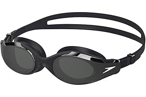 Speedo Unisex Hydrosity 2.0 lustrzane gogle pływackie | ulepszone widzenie, czarne/złote, jeden rozmiar