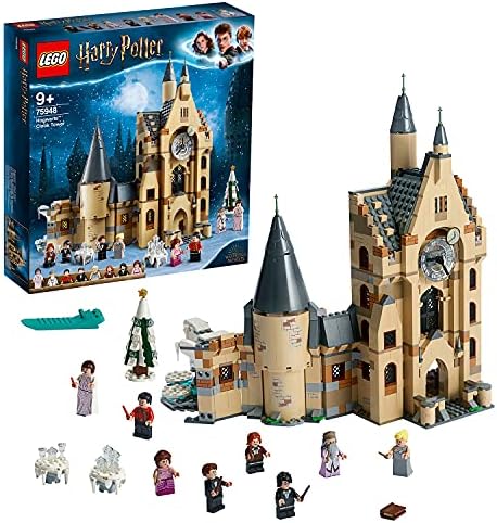 LEGO Harry Potter La Torre dell'Orologio di Hogwarts, Castello Giocattolo Compatibile con il Set La Sala Grande e il set Il Platano Picchiatore, 75948