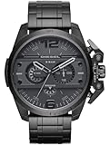 Diesel Herren Analog Quarz Uhr mit Edelstahl Armband DZ4362